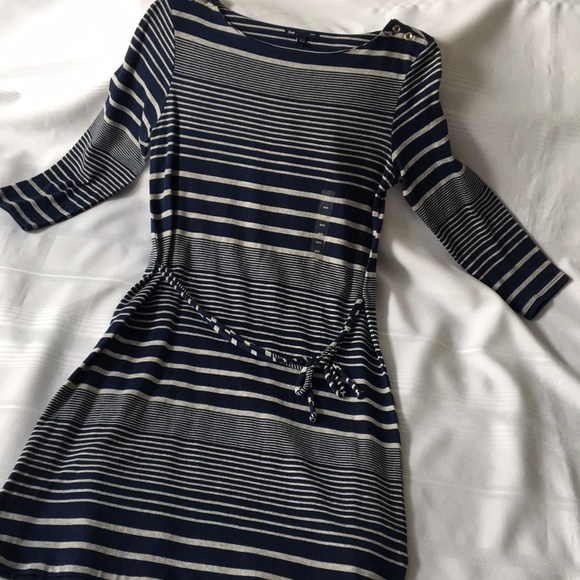 ✨SALE✨NWT Gap Nautical striped dress - Picture 1 of 5